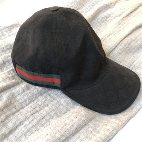 black gucci dad hat|limited edition gucci hat.